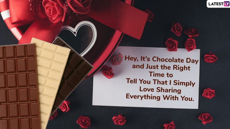 Happy Chocolate Day 2020 Images With Greetings: WhatsApp Stickers, Valentine’s Day GIFs, Telegram Messages and Hike Wishes to Send Your Lover