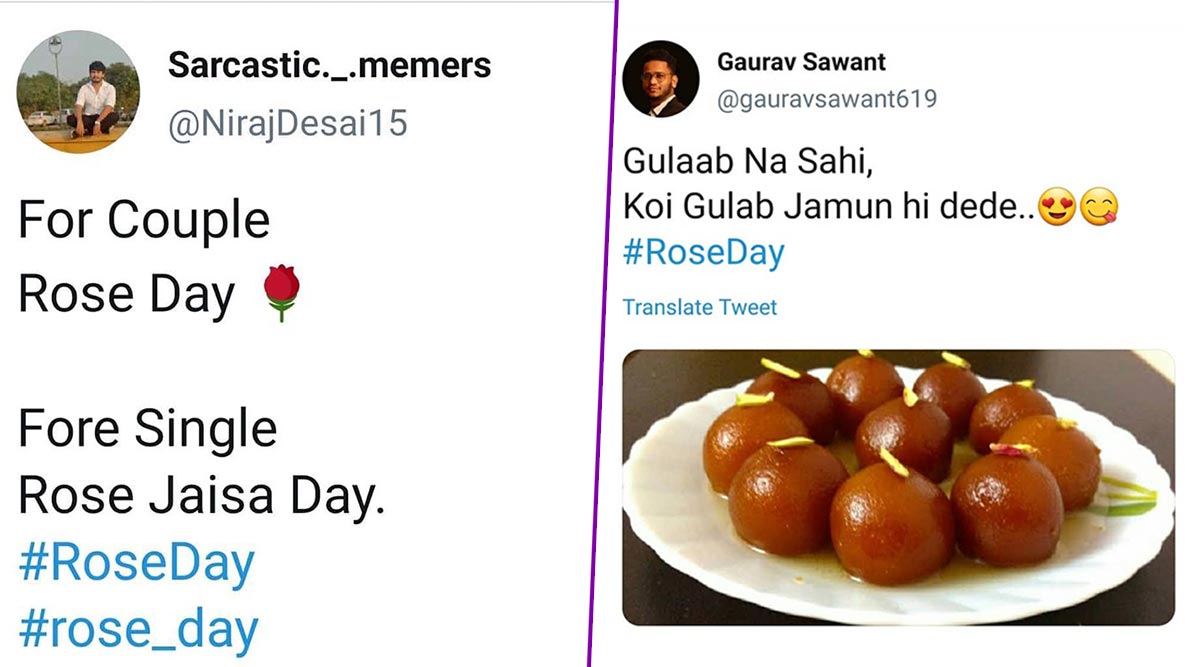 Rose Day 2020 Funny Memes and Jokes: It Is 'Roz Ka Day' for You and NOT 'Rose  Day'? Check out Hilarious Posts by Singles That Will Make You LOL Hard | 👍  LatestLY