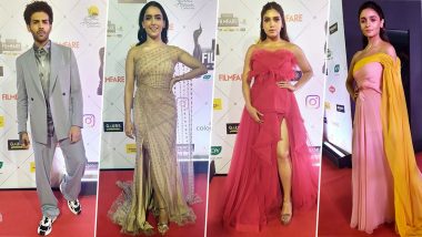 Filmfare Awards 2020 Best Dressed: Alia Bhatt, Bhumi Pednekar, Kartik Aaryan and Others who Impressed Us with their Fashion Picks (View Pics)