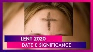 Lent 2020 Begins With Ash Wednesday On Feb 26: Date, Significance Of The Christian Fasting Period