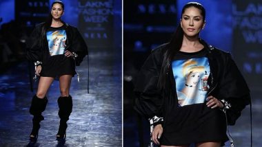 Lakme Fashion Week 2020 Summer/Resort: Sunny Leone Makes Casual Fashion Look So Happening for Swapnil Shinde (View Pics)