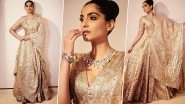 Some Sparkle and Lots of Shine! Sonam Kapoor Looks Resplendent in Her Traditional Itrh Outfit (View Pics)
