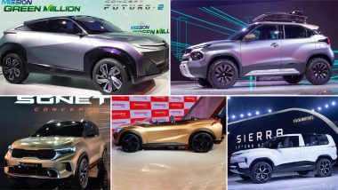 Auto Expo 2020 Concept Cars: Maruti Futuro-e Concept, Tata HBX, Mahindra Funster EV, Sierra EV Concept & Kia Sonet