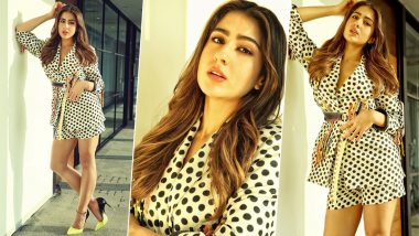 Sara Ali Khan's Newest Outing for Love Aaj Kal Promotion Can be Summed up in Three Words - Pretty, Polka and Phenomenal!