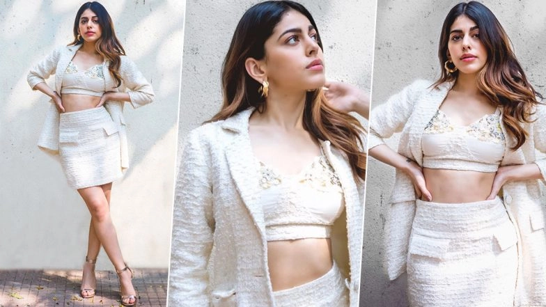 Alaya F Makes a Dull Monochrome Outfit Look Hot and Happening (View Pics)