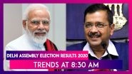 Delhi Assembly Election Results 2020: Counting Of Votes Underway, Trends At 8:30 AM