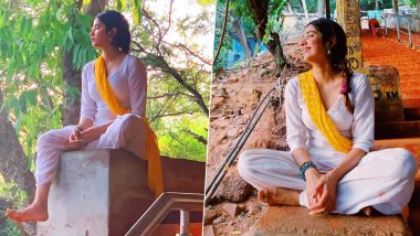 Janhvi Kapoor Shares Pictures From Her Tirupati Trip in Which She Looks Truly Adorable