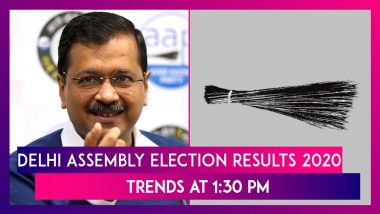 Delhi Assembly Election Results 2020 Trends At 1:30 PM: AAP Looks All Set To Retain Delhi