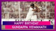Happy Birthday Gundappa Viswanath: Lesser Known Facts About The Former Indian batsman