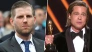 Donald Trump&rsquo;s Son Eric Blasts at &lsquo;Smug Elitists&rsquo; Like Brad Pitt For Oscars Low Ratings