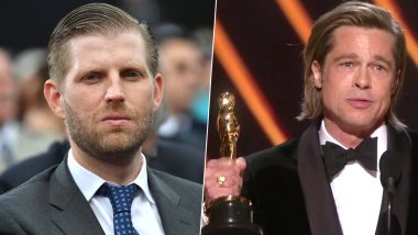 Donald Trump’s Son Eric Blasts at ‘Smug Elitists’ Like Brad Pitt For Oscars Low Ratings