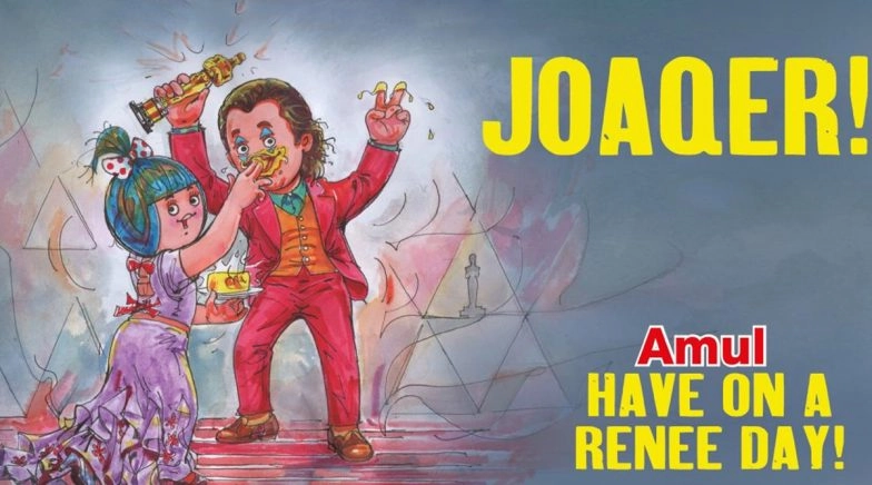 Joaquin Phoenix's Oscar Win Gets an Amul Topical, But Peta India Trolls In Style