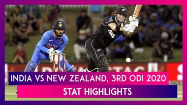 IND vs NZ Stat Highlights, 3rd ODI 2020: New Zealand Hands India Historic Whitewash