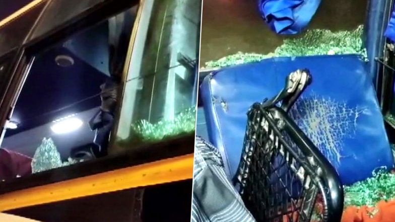 Karnataka Bandh Today: Pro-Kannada Outfits Call for 12-Hour Shutdown Demanding Jobs for Kannadigas, Stones Pelted on Tirupati-Mangaluru Bus in Farangipet
