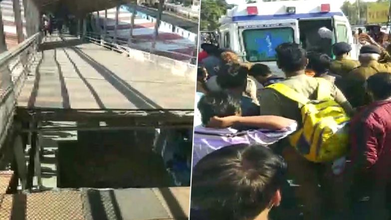 Bhopal Bridge Collapse: Six Injured After Foot-Over Bridge Collapses at Railway Station