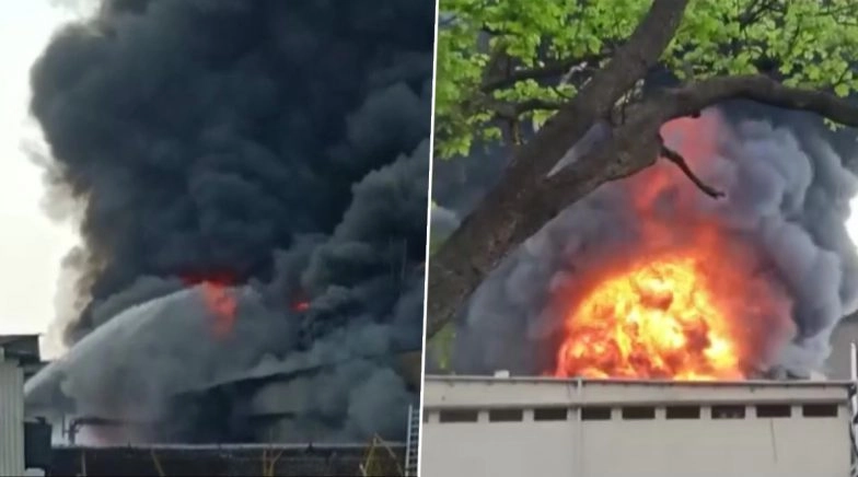 Thane: Fire Breaks Out in Chemical Factory at Dombivli's MIDC; Firefighting Operations Underway