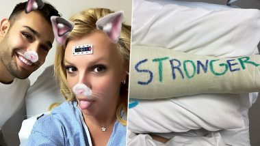 Britney Spears Faces Fractured Foot As Injury After Dancing, Boyfriend Sam Asghari Wishes Her Quick Recovery (View Pics)
