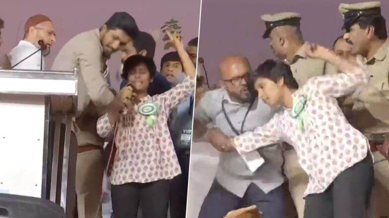 Anti-CAA Rally in Bengaluru: Sedition Case Registered Against Activist Amulya For Raising Pro-Pakistan Slogans at Asaduddin Owaisi's Event