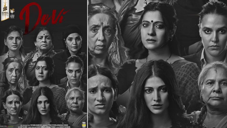 Devi: Kajol, Neha Dhupia, Shruti Haasan and Six Other Actresses Feature on the Powerful Poster of the Short Film on Women Finding Strength in an Unusual Sisterhood 