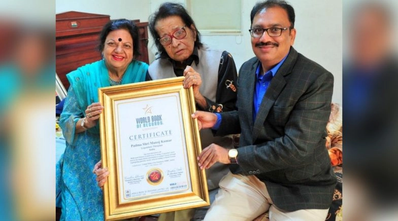 Padma Shri Manoj Kumar Receives WBR Golden Era of Bollywood Honour 