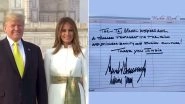 Donald Trump, Melania Trump Visit to Taj Mahal: US President Calls Iconic Monument 'A Timeless Testament'; Read What POTUS Wrote in Visitors' Book