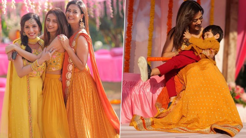 Shweta Tiwari Twining with Kids Palak and Reyansh at Brother’s Wedding Is Truly Adorable (View Pics)