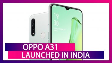 Oppo A31 Smartphone With A 4,230mAh Battery Launched in India From Rs 11,490; Price, Variants, Features & Specifications