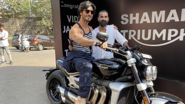 Vidyut Jammwal Gets a Triumph Motorbike as a Gift from His Manager Abbas Sayyed