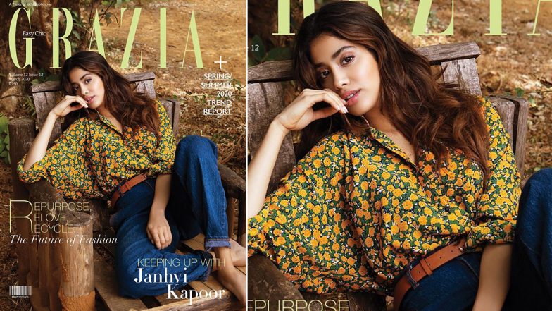 Janhvi Kapoor is Simply Lazing Around on this New Magazine Cover of Grazia India (View Pic)