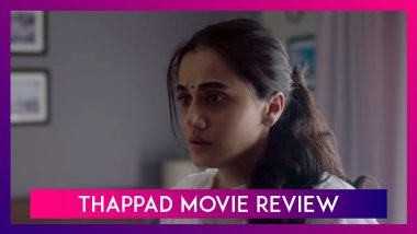 Thappad Movie Review: Taapsee Pannu Puts up A Strong Act in This Powerful Drama