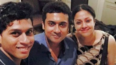 Superstar Suriya Shares a Smiling Selfie with Wife Jyothika (See Pic)