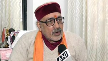 Delhi Assembly Elections 2020: BJP Leader Giriraj Singh Urges Voters to Vote for BJP to Save Delhi from Becoming 'Islamic State' (Watch Video)