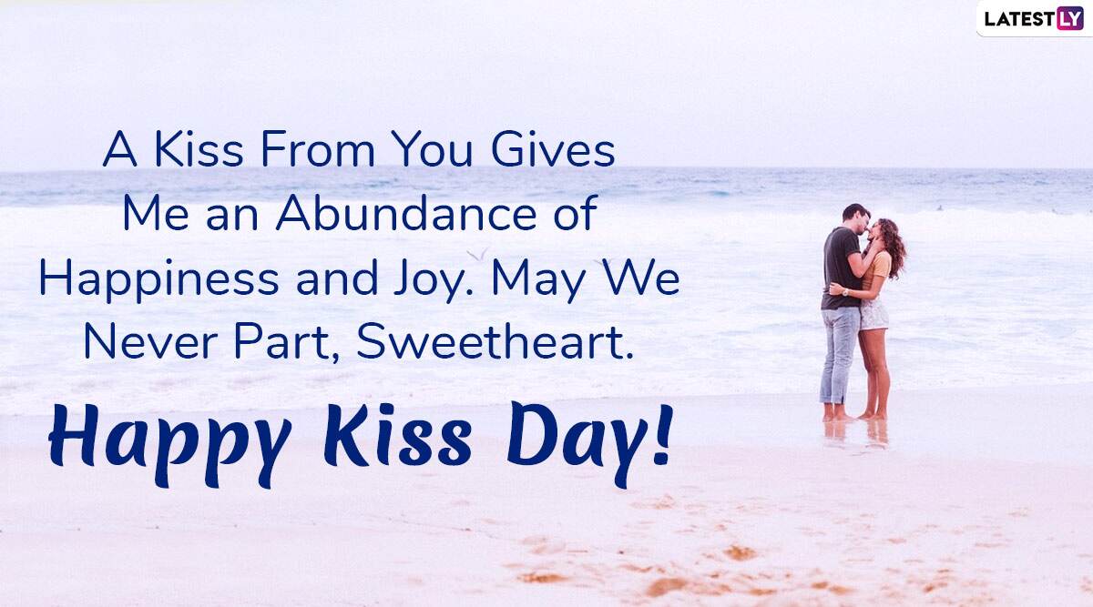 Happy Kiss Day 2020 Wishes and Messages: WhatsApp Stickers, GIF Images ...