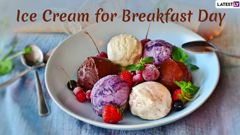 Ice Cream for Breakfast Day 2020: Fun Reasons Why Having Some Sundae With Breakfast Is a Great Idea!