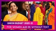 Budget 2020-21 For Women: FM Cites &lsquo;Beti Bachao Beti Padhao&rsquo; Scheme, Allocates Rs 28600 Crore