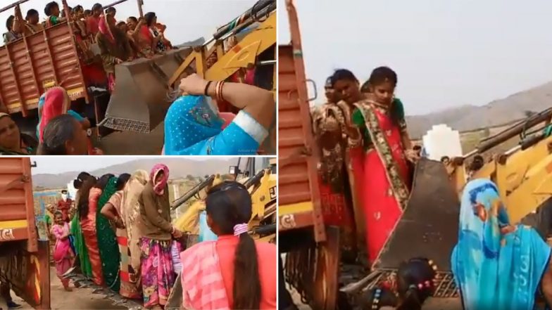 JCB Ka Jugaad: This Funny Viral Video of JCB Excavator Being Used for a TOTALLY Different Reason Will Make You Say 'Waah'!