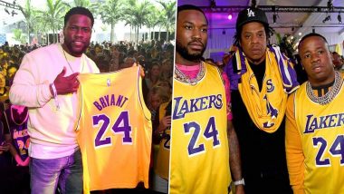 Jay-Z, Kevin Hart and Others Pay Tribute to Kobe Bryant at Fanatics Super Bowl Party