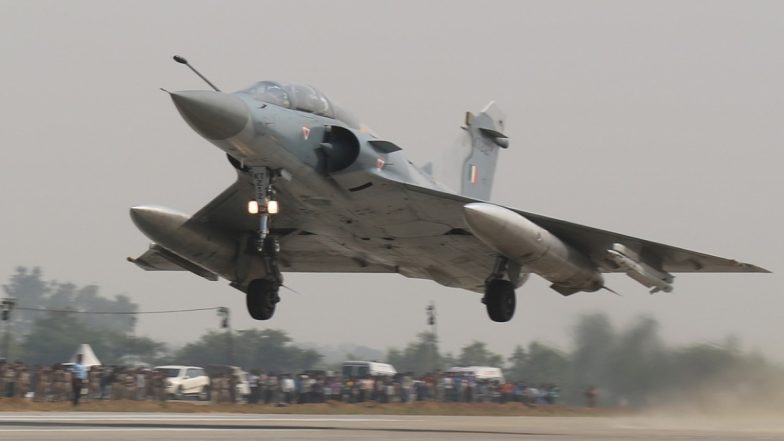 Indian Air Force Plane Crashes in Madhya Pradesh’s Bhind; Pilot Ejects Safely