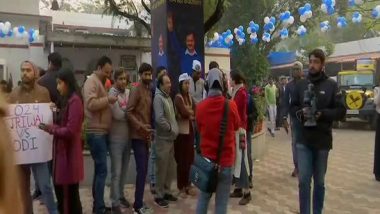 Delhi Assembly Elections 2020 Results: AAP Office Decorated With Balloons and Ribbons Ahead of Final Results Announcement