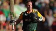 AB de Villiers Absolutely Ready to Break International Retirement for ICC T20 World Cup 2021, Says &lsquo;It Will Be Fantastic to Play for South Africa Again&rsquo;