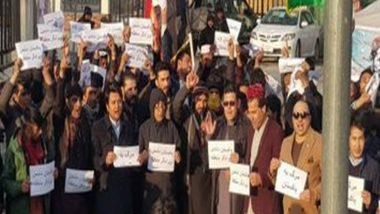 Afghans Hold Anti-Pakistan Protest in Kabul, Say Leave Kashmir Alone