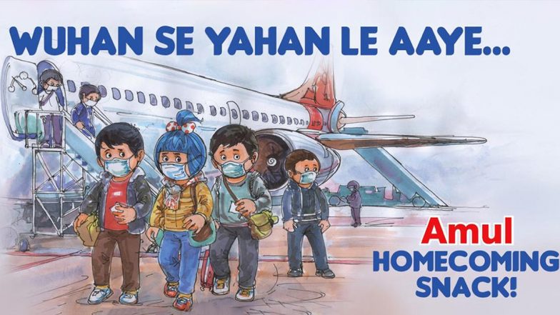 Amul's Ad on Indians Being Evacuated From China Due to Coronavirus Outbreak Leaves Twitterati Divided