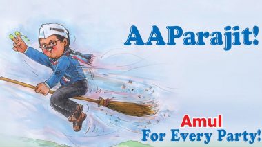 Amul Dedicates an 'AAParajit' Ad to Arvind Kejriwal After Winning Delhi Elections