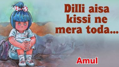 Amul Calls For Peace in Violence-Hit Delhi, Topical Ad Reads 'Dilli Aisa Kissi Ne Mera Toda'