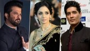Sridevi&rsquo;s Second Death Anniversary: Anil Kapoor, Manish Malhotra and More Bollywood Celebs Post Their Condolences and Memories of the Evergreen Actress