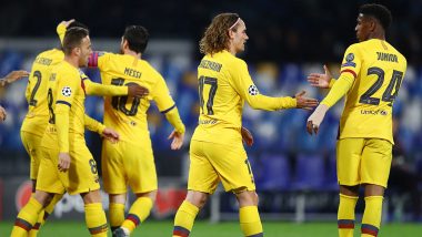 Napoli 1–1 Barcelona, UEFA Champions League 2019–20: Antoine Griezmann Bails Out Spanish Giants After Poor Display in Naples