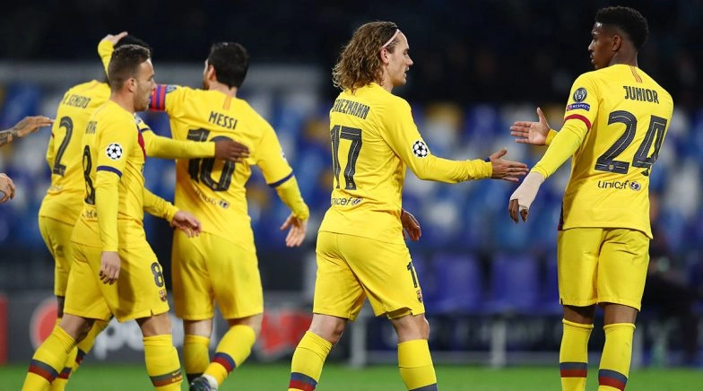 Napoli 1–1 Barcelona, UEFA Champions League 2019–20: Antoine Griezmann Rescues Spanish Giants