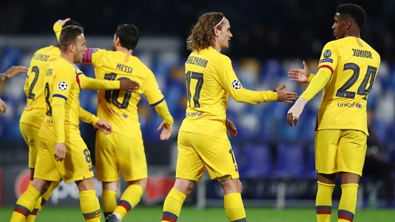 Napoli 1–1 Barcelona, UEFA Champions League 2019–20: Antoine Griezmann Bails Out Spanish Giants After Poor Display in Naples
