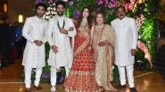 Armaan Jain and Anissa Malhotra Wedding: Newly-Wed Couple Makes a Royal Entry! (View Pics)