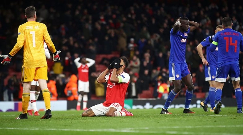 Arsenal Knocked Out of Europa League by Olympiacos, Netizens Troll Gunners for Embarrassing Defeat